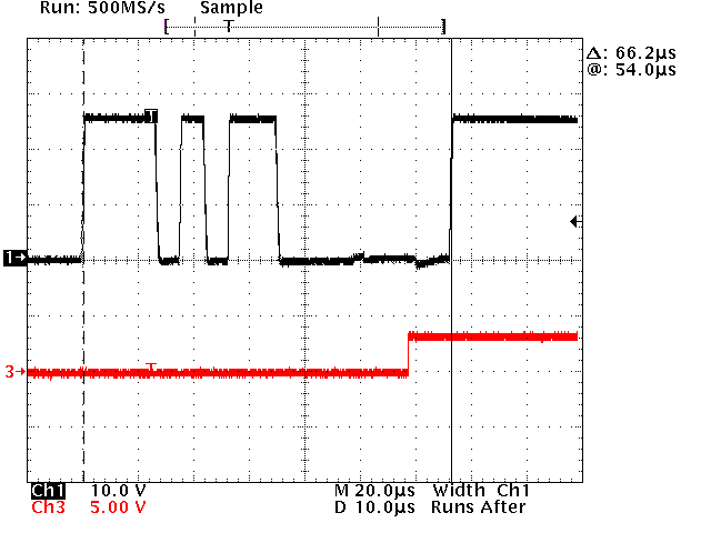 TIDA-010263 TA Measurement, Master Start
                    Bit Transition to Device Start Bit Transition