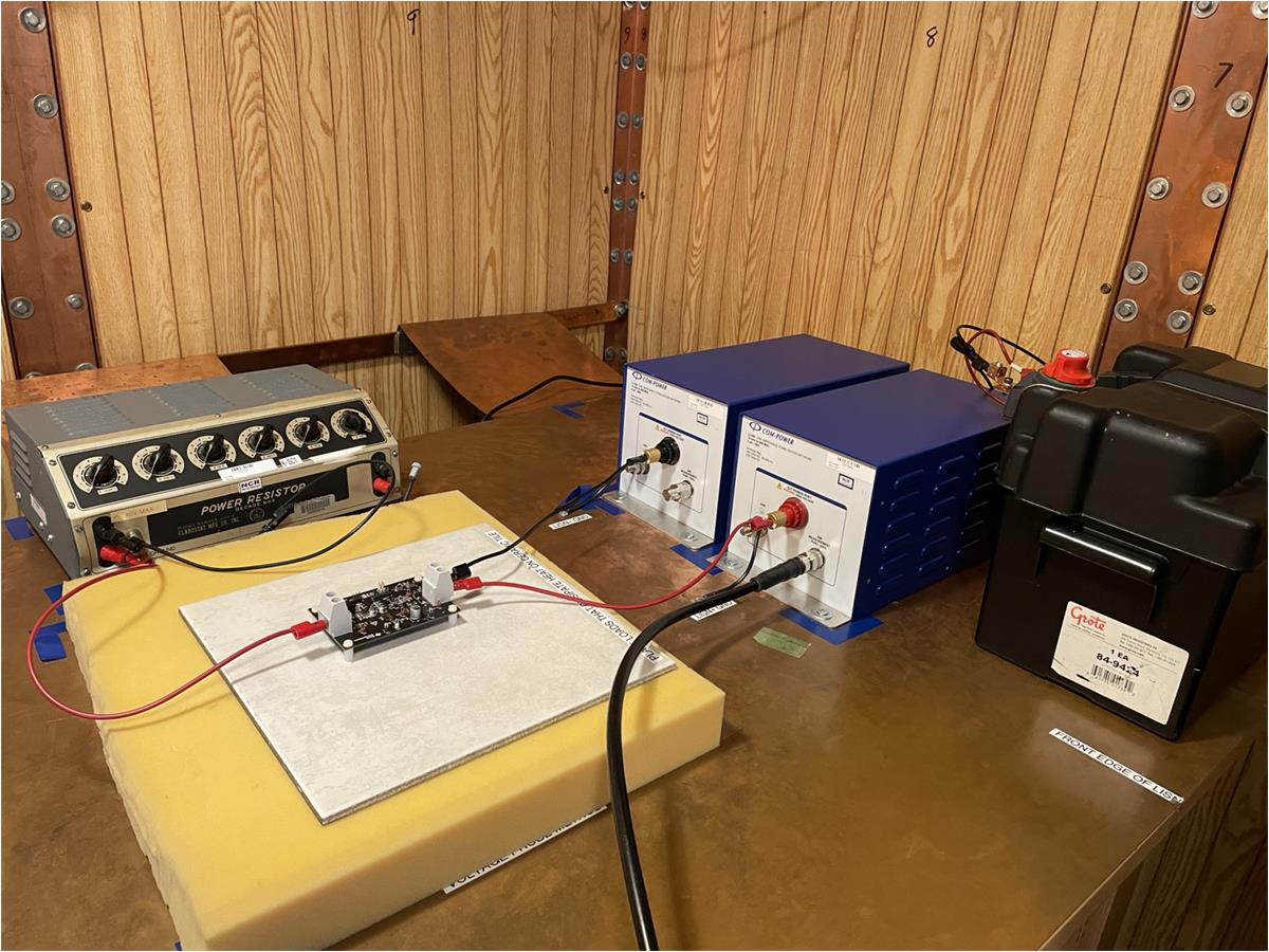 TIDA-020065 Conducted Emissions Test
                    Setup