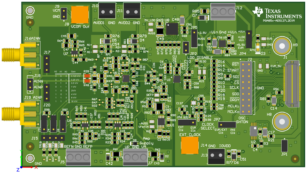 TIDA-010945 Board Layout and
                    Interfaces