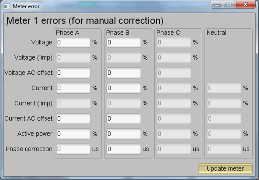 TIDA-010944 Manual Calibration Window