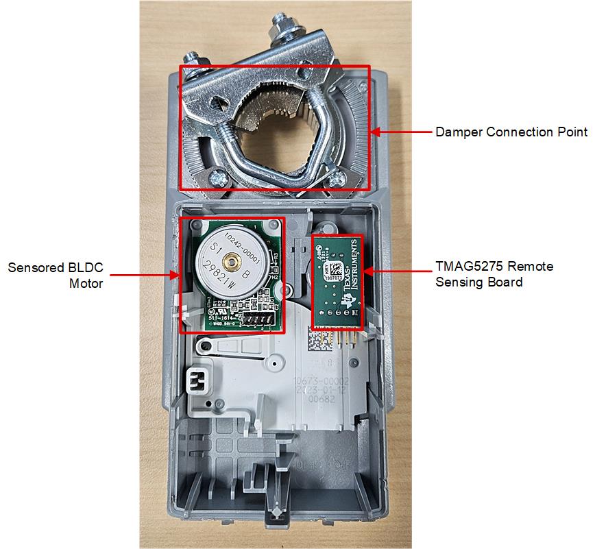 TIDA-010950 BLDC Damper Control Test Setup