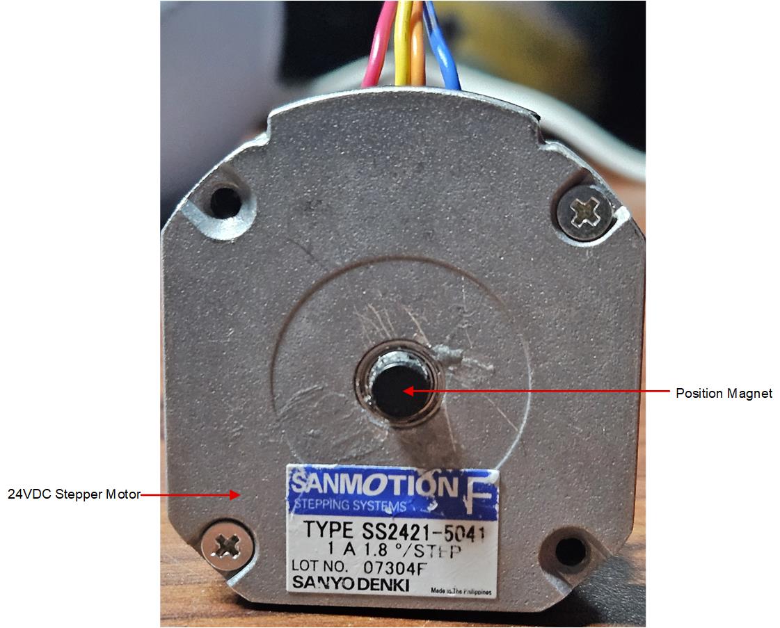 TIDA-010950 Stepper Motor Setup with Position Magnet