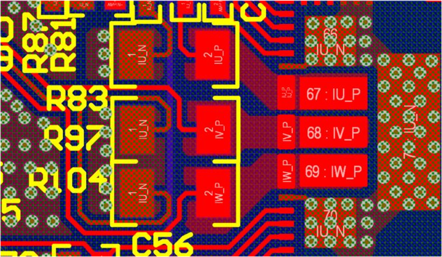 TIDA-010273 Shunt Resistors Layout