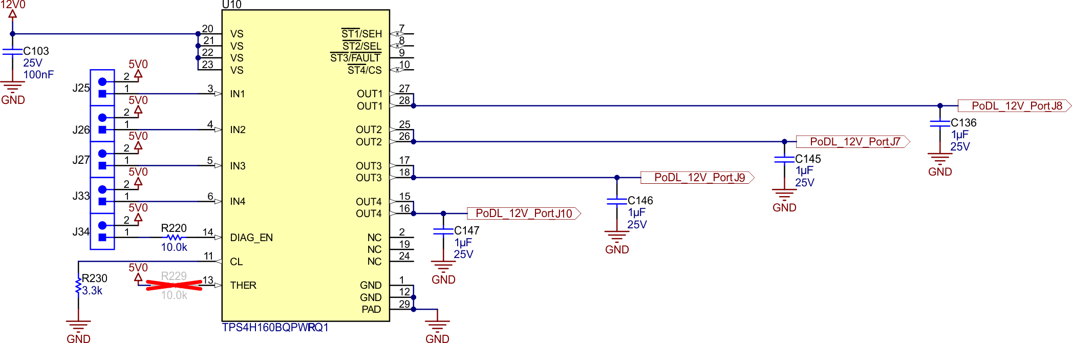 TIDA-020071 High-Side Switch
                    Schematic