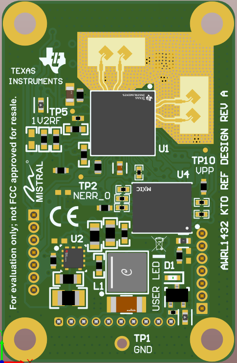 TIDEP-01036 PCB Top View