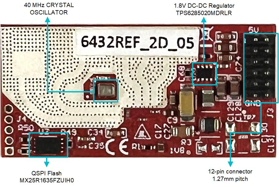 TIDEP-01033 Board Labeling Back View